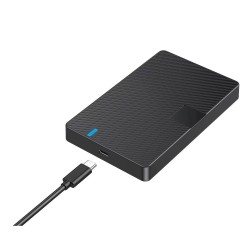 CR12 Type-C 3.1'den Type-C 3.1'e 2.5” HDD/SSD Harici Disk Kutusu Tak-Çalıştır, 6TB Destekli, Aletsiz Kurulum, LED Göstergeli, Windows ve Mac Uyumlu