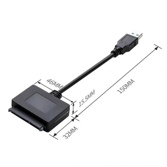 Cr29 USB3.0 Sata Kablosu 2,5 İnç SSD HDD Sabit Disk Dönüştürücü 5Gbps Hızında Çevirici Adaptör