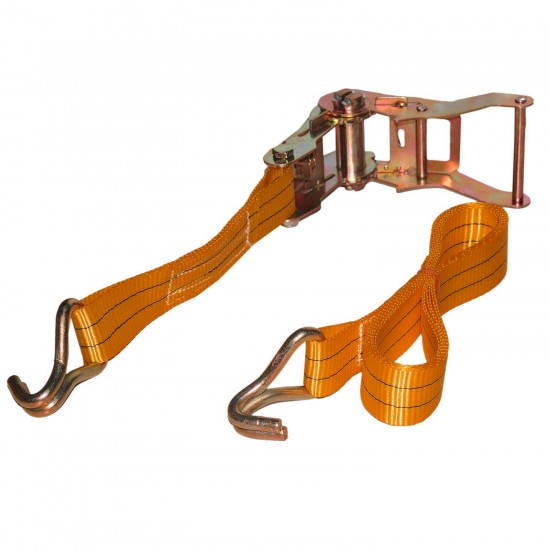 Safeset SG-40 35mm 1,5 İnç Spanzet 6 Mt 1000-2000daN 8 mm Çift J Kanca 1.1 Yük Gerdirme Halatı