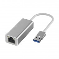 Cr42 USB 3.0'dan Ethernet RJ45'e 1000 Mbps Çevirici Adaptör İnternet Dönüştürücü Laptop PC İle Uyumlu Alüminyum Kasa