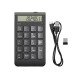 CR43 2'si 1 Arada Kablosuz Bluetooth ve 2.4 Ghz Bağlantı Nümerik Klavye ve Hesap Makinesi Keypad NumLock Numped