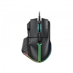 iMCE T50 Gaming Mouse, 12800 DPI, Çift Tıklama Ateş Tuşu, 8 Makrolanabilir Tuşlu, 13 Modlu RGB