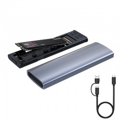 Cr45 10 Gbps Harddisk Kutusu PCI-E NVMe ve Sata NGFF M.2 Disk Uyumlu İkisi Bir Arada Çevirici Adaptör USB 3.1 - 3.2