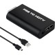 G300 PS2'den Hdmi'a Çevirici Adaptör HDTV 3,5 mm Ses Çıkışlı Mini USB'den USB'ye Kablo ile Güç Alır PS2 Slim Desteklemez