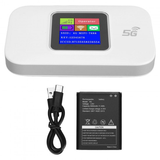 Onezero M5 4G LTE Taşınabilir Mobil WiFi Modem Router – LCD Ekranlı, 300 Mbps Yüksek Hızlı, 3000 mAh Bataryalı Şarj Edilebilir Cep Wi-Fi (10 Cihaza Kadar Destek) Onezero M5 4G LTE Taşınabilir Mobil WiFi Modem Router – LCD Ekranlı, 300 Mbps Yüksek Hızlı, 3000 mAh Bataryalı Şarj Edilebilir Cep Wi-Fi (10 Cihaza Kadar Destek)