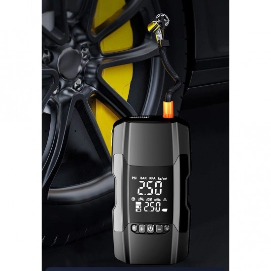 RT-602 18000 mAh 3100A 150W Çok Fonksiyonlu Taşınabilir Araç Akü Takviye Cihazı (Jump Starter) ve Dijital Hava Kompresörü – Powerbank & LED Fenerli Acil Durum Seti RT-602 18000 mAh 3100A 150W Çok Fonksiyonlu Taşınabilir Araç Akü Takviye Cihazı (Jump Starter) ve Dijital Hava Kompresörü – Powerbank & LED Fenerli Acil Durum Seti