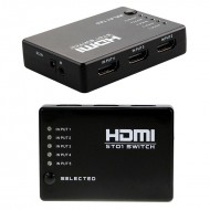 CR54 5 Girişli 1 Çıkışlı 4K Ultra HD Uzaktan Kumandalı HDMI Switch Çoğaltıcı – Otomatik Geçişli Çoklu HDMI Dağıtıcı