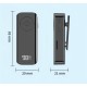 M06 Yaka Klipsli Bluetooth 5.3 Ses Alıcı ve Verici Adaptör Transmitter Receiver – LCD Dijital Ekranlı & Micro Kart Destekli TV PC Araç 3.5mm Aux RCA Kablo M06 Yaka Klipsli Bluetooth 5.3 Ses Alıcı ve Verici Adaptör Transmitter Receiver – LCD Dijital Ekranlı & Micro Kart Destekli TV PC Araç 3.5mm Aux RCA Kablo