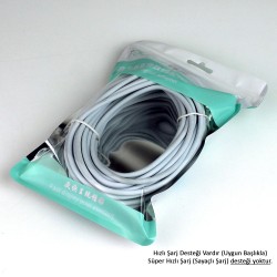 CR65 Type-C'den Type-C'ye 10 Metre Ekstra Uzun Hızlı Şarj ve Veri Kablosu