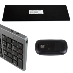 K835 Çift Modlu Kablosuz Klavye – 2.4 GHz + Bluetooth 3.0/5.0, Şarj Edilebilir, Çoklu Cihaz Desteği