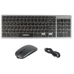 K835 Çift Modlu Kablosuz Klavye – 2.4 GHz + Bluetooth 3.0/5.0, Şarj Edilebilir, Çoklu Cihaz Desteği