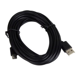 CR70 5 Metre USB-A'dan Type-C'ye Hızlı Şarj ve Data Kablosu – Ekstra Uzun, Dayanıklı Araç / Güvenlik Kamerası ve Ev Şarj Kablosu
