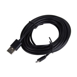 CR72 5 Metre USB-A'dan Micro USB'ye Şarj ve Data Kablosu – Ekstra Uzun, Dayanıklı Araç Kamera ve Güvenlik Kamerası Şarj Kablosu