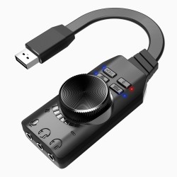 Plextone GS3 Virtual 7.1 DSP USB Ses Kartı – Harici Oyuncu Kulaklık Amfisi (AMP)