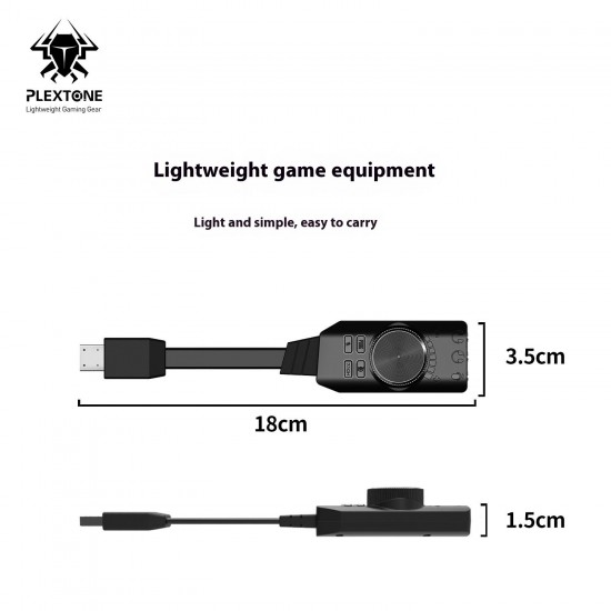 Plextone GS3 Virtual 7.1 DSP USB Ses Kartı – Harici Oyuncu Kulaklık Amfisi (AMP) Plextone GS3 Virtual 7.1 DSP USB Ses Kartı – Harici Oyuncu Kulaklık Amfisi (AMP)