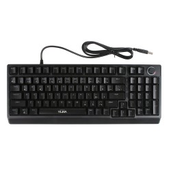 G500X YILIMA 98 Tuşlu Rainbow RGB Işıklı Kablolu Mekanik Hisli Gaming Klavye (Döner Topuzlu Ses & Işık Kontrolü)