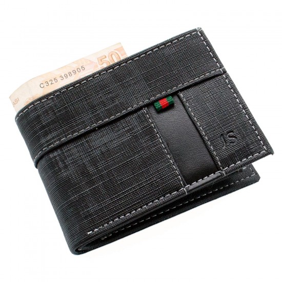 Apera TR-28 Tam Boy Suni Deri Erkek Cüzdan 12 Kartlık Çift Kağıt Para Bölmeli