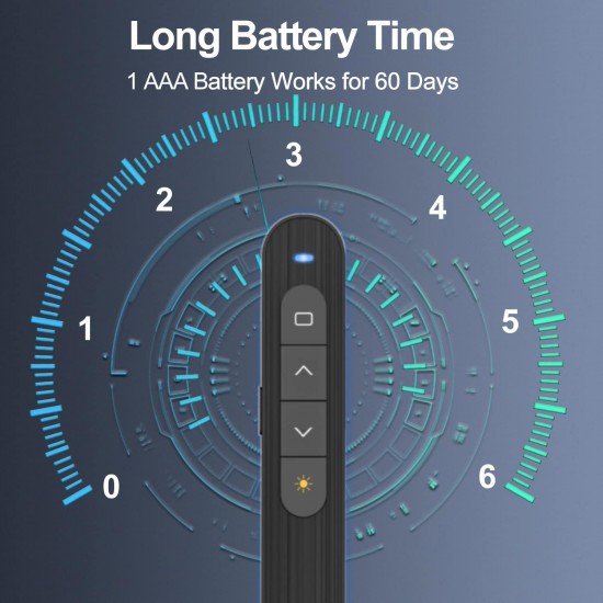 Apera GN-04 Kablosuz Sunum Tıklayıcı Kırmızı İşaretçi Slayt Gösterisi PowerPoint Win10 Mac Keynote Google Slaytlar(B3)