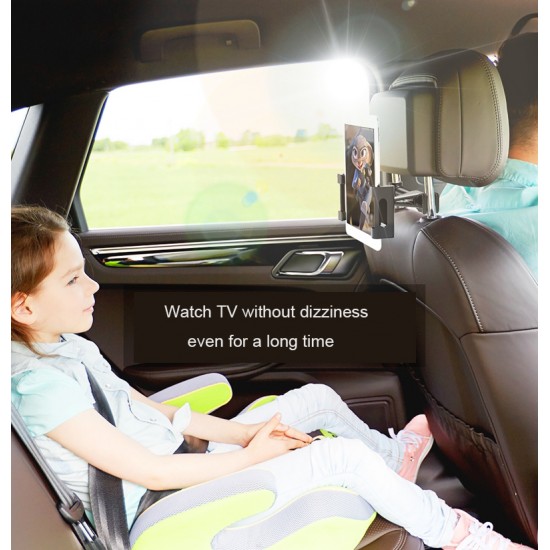 Apera TR-47 Araç İçi Koltuk Arkası Her Yöne Döner Tablet ve Telefon Tutucu Alüminyum