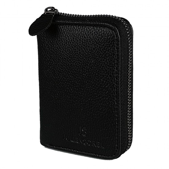 Apera BN86 Suni Deri Erkek Cüzdan Fermuarlı 14 Kartlık Kağıt Para Bölmeli