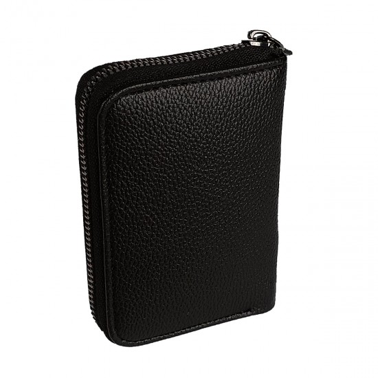 Apera BN86 Suni Deri Erkek Cüzdan Fermuarlı 14 Kartlık Kağıt Para Bölmeli